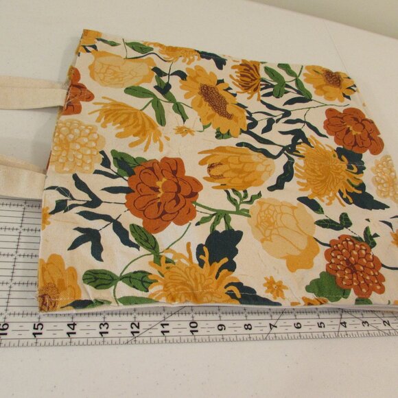 Go Eco Ciroa Floral Cotton Canvas Large Tote - Picture 9 of 13